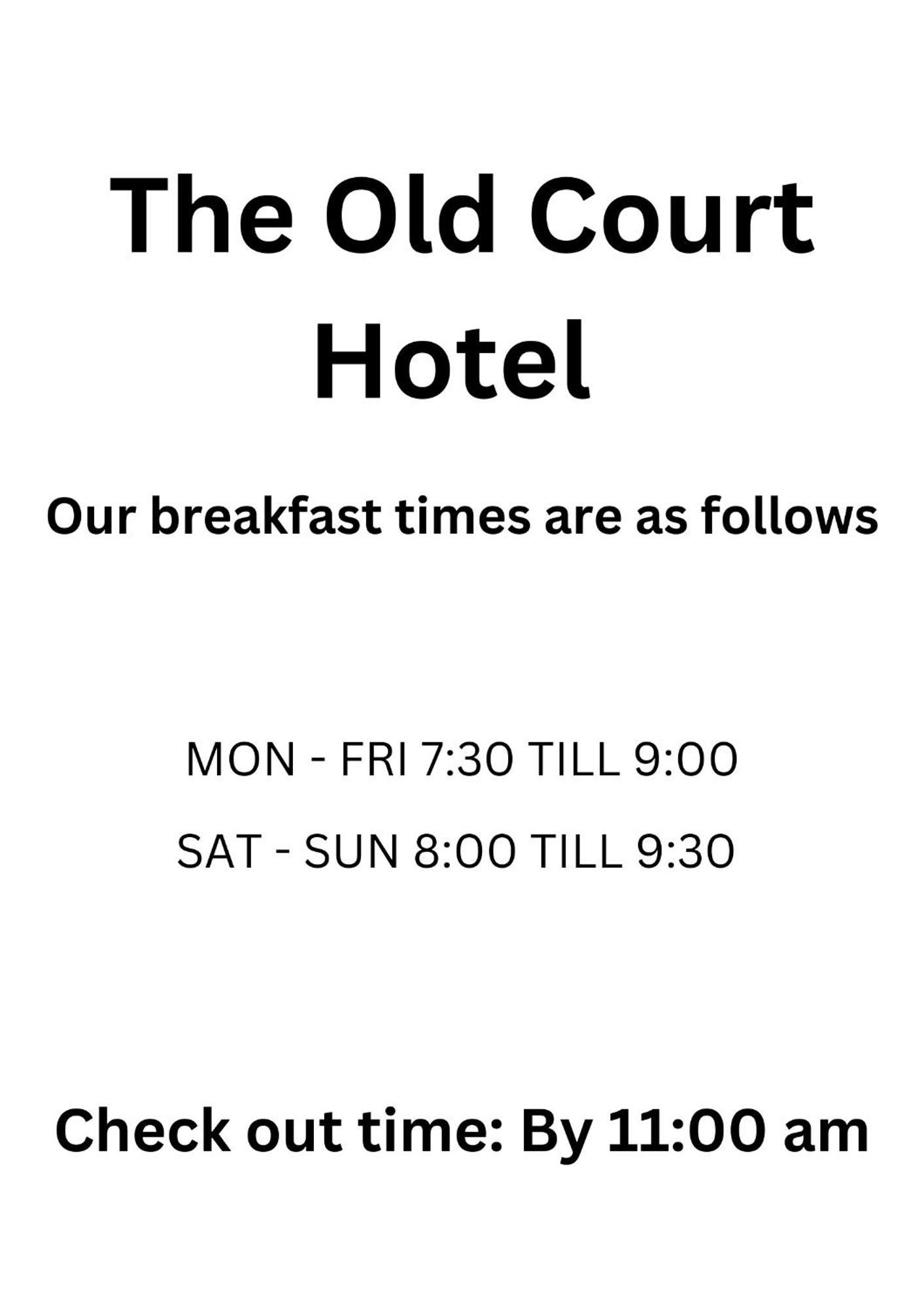 The Old Court Hotel Witney Eksteriør bilde